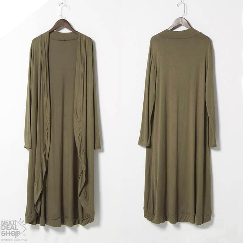 Abrigo de Punto para Mujer Estilo Duster